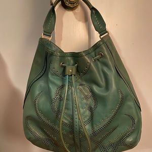 Genuine Cole Haan Teal Green Shouldwe bag